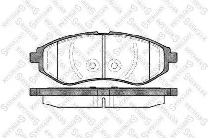 Комплект тормозных колодок, дисковый тормоз STELLOX купить
